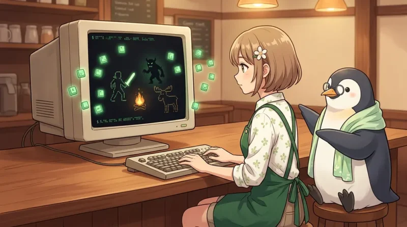 ターミナルタイピングRPG「クムドールの試練」 v0.5.0｜C言語製ターミナルタイピングRPGの更新 | UNIX Cafe