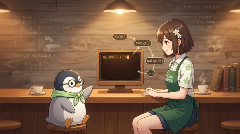 My First Unix Shell: C言語で小さなシェルを書いて、UNIXのプロセスを体験する | UNIX Cafe