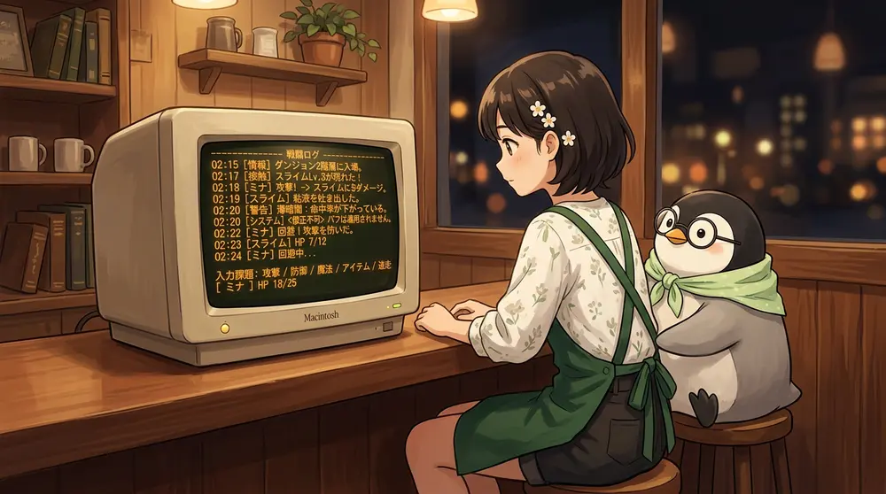 ターミナルタイピングRPG「クムドールの試練」 v0.6.0｜敵セリフと状態異常を強化したC言語ターミナルタイピングRPG | UNIX Cafe