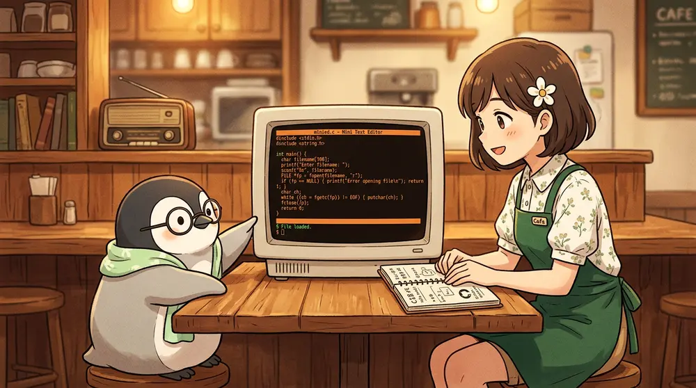 Build Your Own Text Editorを写経してkiloを学んだ記録｜C言語とターミナル制御 | UNIX Cafe