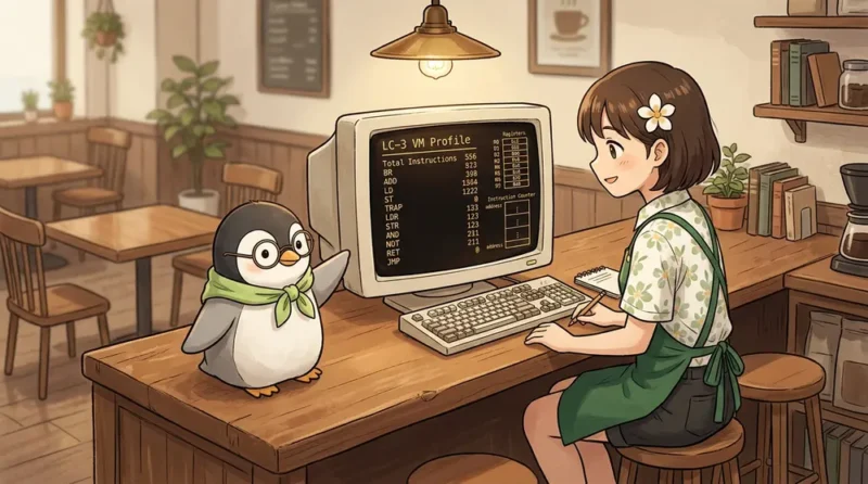 C言語で作るLC-3仮想マシン 第7回: 命令実行数を数えてVMの動きを見る | UNIX Cafe