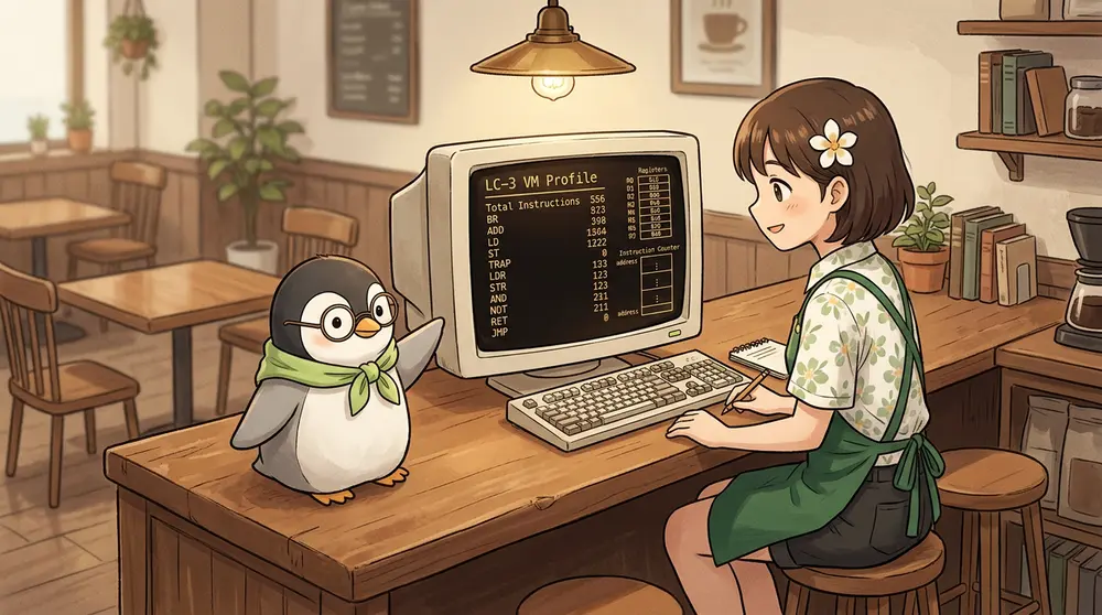 C言語で作るLC-3仮想マシン 第7回: 命令実行数を数える簡易プロファイル機能 | UNIX Cafe