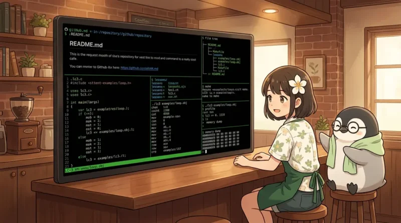 C言語で作るLC-3仮想マシン 第12回: 自作LC-3 VMをGitHubで公開できる形に整える | UNIX Cafe
