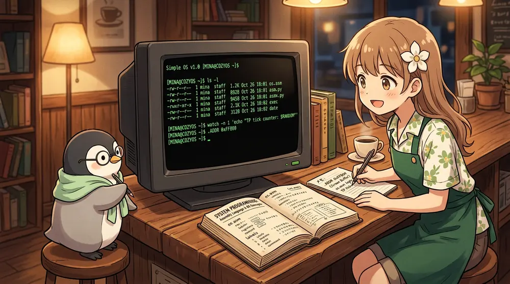 「いちばんやさしい！OS自作超入門」 第4章でつまずいたこと | UNIX Cafe