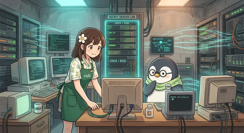 B1：秘密の実験室・深淵と防衛のラボ｜UNIX Cafe