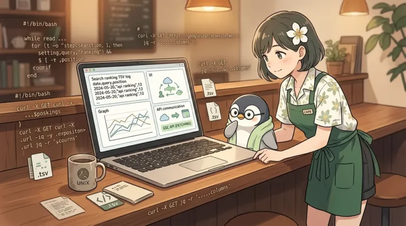 Google Search Console APIで検索順位をTSVに記録するシェルスクリプトを作りました | UNIX Cafe