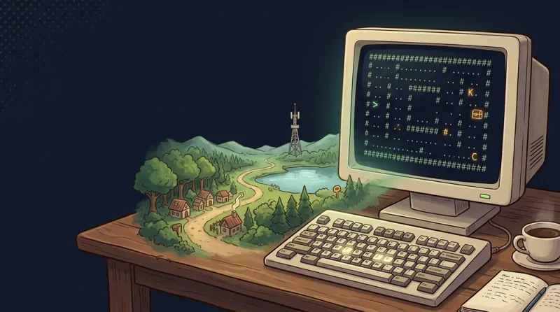 C言語で作るターミナルタイピングRPG「クムドール・クロニクル」まとめ:道中マップのある冒険と、遊びやすさを整える開発記録 | UNIX Cafe